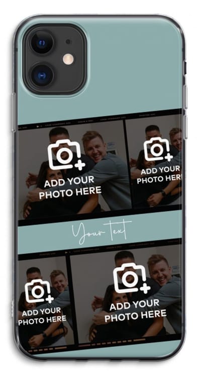 Gepersonaliseerd - Case Company® - Hoesje geschikt voor iPhone 11 hoesje - Filmrol N°2 - Soft Cover Telefoonhoesje - Bescherming aan alle Kanten en Schermrand