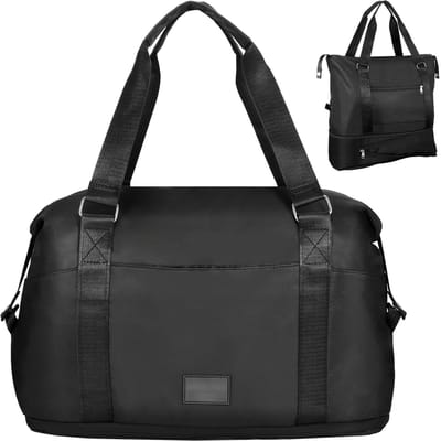 Dailygoods- Reistas - Opvouwbaar - Met Rits - Schoudertas - Voor Reizen/Gym/School - Lichtgewicht - Veelzijdig Gebruik - Tote Bag