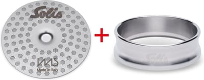 Solis IMS Perfetta Shower Screen & Perfetta Doseerring - Voor gelijkmatige extractie van jouw sublieme espresso - Compatibel Solis Perfettta espressomachines