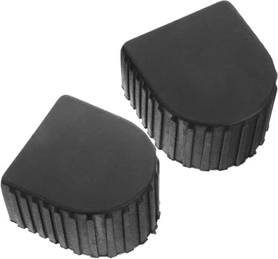 Ladderdoppen - Vloerbeschermers - Stabiliteit Verbeteren - Antislip Ontwerp - 4.7 x 4.5 x 2.7 cm - Zwart