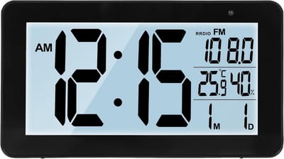 Klokradio met Wekker - Digitale Wekker - Wekkerradio - snooze functie