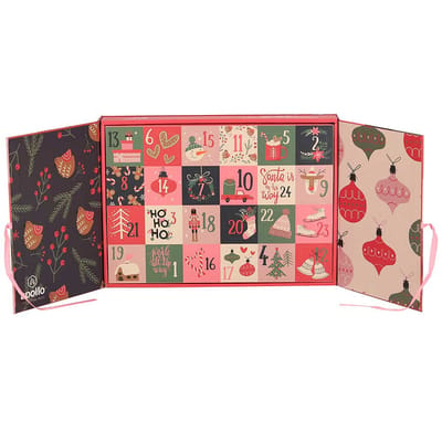 Adventkalender dames - Kerst - 12-Paar sokken - Maat 36/41 - adventskalender 2024 - adventkalender - adventkalender volwassenen