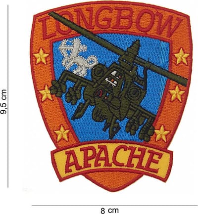 Embleem stof Longbow apache