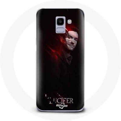 Hoesje - Lucifer - Samsung Galaxy J6 2018 - Flexibel - Zwart - Bescherming zwart