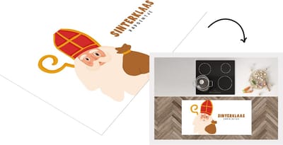 Keukenloper - Loper keuken - Sinterklaas - Quotes - Sint - Sinterklaas kapoentje - 120x60 cm - Keukenloper vinyl