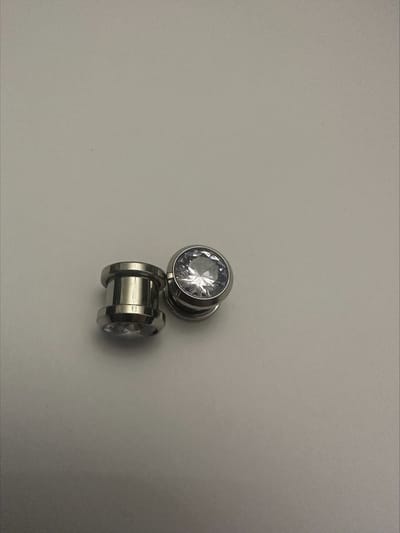 Zirkonia RVS draad oortunnels 10 mm | Make up | Parfum | Moederdag | Verjaardagscadeau| Cadeautje| Valentijnsdag| Kado | sieraden | vaderdag | oorbellen | oorsieraden