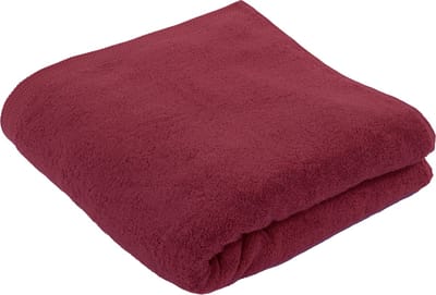 Tiseco Home Studio - Douchelaken DELUX - 100% katoen - 550 g/m² - 100% katoen - superzacht en zeer absorberend - 100x150 cm - Rood