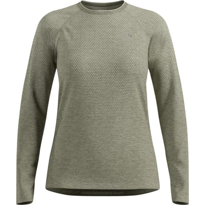 Odlo Essential Seamless T-shirt Met Lange Mouwen Groen M Vrouw