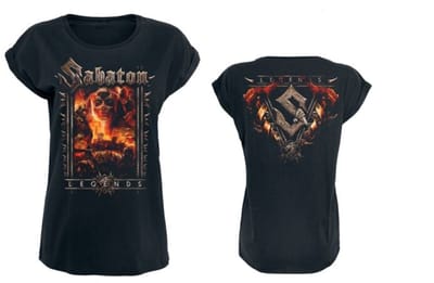 Sabaton T-shirt - Legends - S tot 5XL - voor Vrouwen - zwart