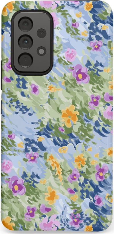 Casetastic Hoesje Geschikt voor Samsung A53 - Stijlvolle Beschermende Duo-layer Case - Vijver briesje