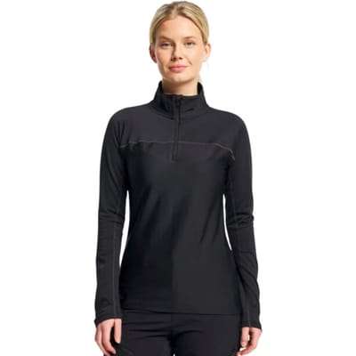 TENSON - tx lite base half zip women - Skipully met rits dames - Zwart