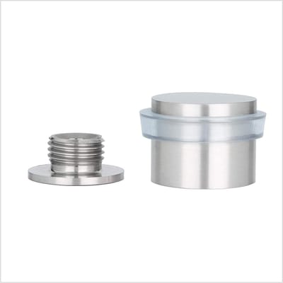 Deurstopper - Deurkruk Stopper - Muren Beschermen - Schroefdraadbasis Bevestiging - 70 Gram - Transparant