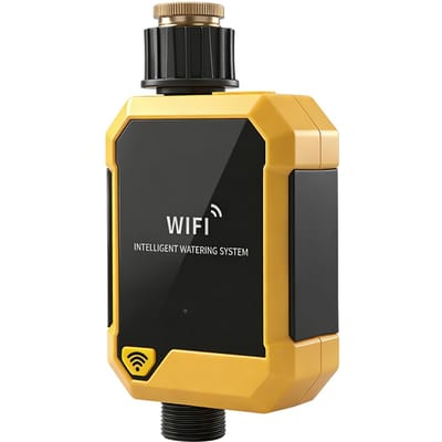 Programmateur d'arrosage WiFi intelligent, Minuteur d'arrosage automatique avec contrôle par application, Système d'arrosage programmé pour jardin, pelouse, plantes en pot