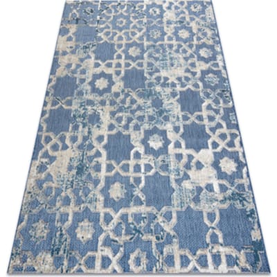 Kleden Rugsx Tapijt Structureel SOLE D3881 Ornament Plat geweve 80x250 cm