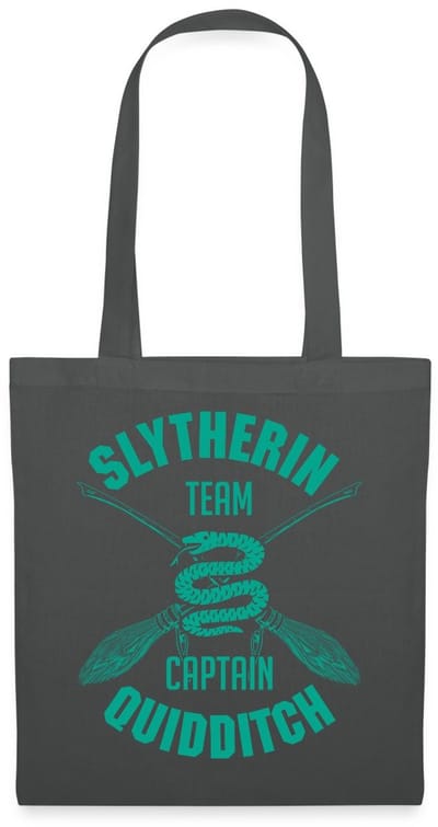 Harry Potter Slytherin Team Captain Quidditch Tas Van Stof Schoudertas