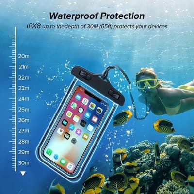 IPX8 Waterdichte Telefoonhoesjes - Roze - Waterdicht Zakje - Telefoon - Waterdicht Hoesje - Onderwater - Universeel - Geschikt voor alle Smartphones tot 7.5 inch