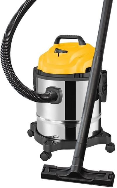 Topgear Nat & droog stofzuiger - 15L - 1200W - Geel/Zwart - 7-delig