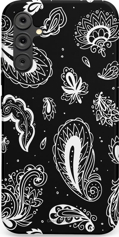 Casetastic Hoesje Geschikt voor Samsung A34 (5G) - Stijlvolle Beschermende Duo-layer Case - Paisley pracht