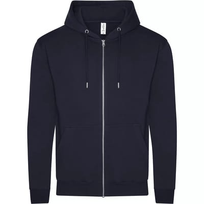 Duurzame hoodie met ritssluiting Just Hoods Organic