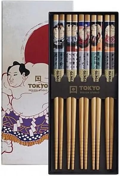 The Oriental Shop Bekers Chopstick/ Eetstokjes Set/5  Sumo