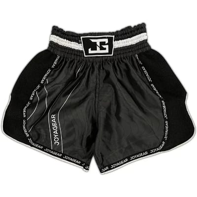 Joya Essential - Kickboks broekje - Zwart met wit (Beschikbaar in verschillende maten)