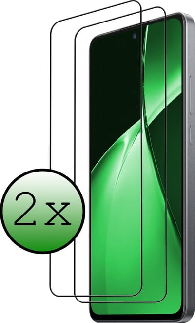 Screenprotector - 2 Stuks Geschikt voor OnePlus Nord CE 4 Lite - Full Cover - Beschermglas - Gehard Glas - Tempered Glass - Screen Protector