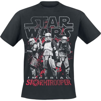 Star Wars - Disney T-shirt - Solo: A Star Wars Story - Imperial Stormtrooper - S tot 5XL - voor Mannen - zwart