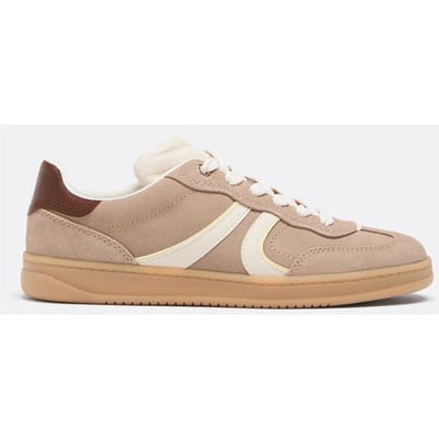 Stradivarius Casual leren sneakers  BEIGE 35