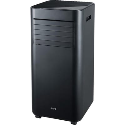 MOA Mobiele Airco - 9000 BTU - Geschikt voor Ontvochtiging - Inclusief Wieltjes - incl. Raamafdichting Kit - Zwart - A010B