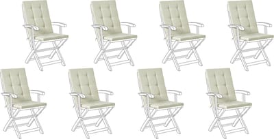 MAUI PREMIUM - Tuinkussen set 8 stuks - Lichtgroen - Polyester