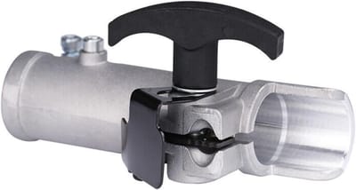 As Connector Klem - Schacht Koppeling - Tuinonderhoud - Veelzijdige Compatibiliteit - 26/28mm 9T - Zilverkleurig
