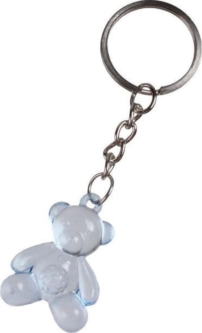 Lg-imports Sleutelhanger Beer 3,5 X 2,5 Cm Blauw