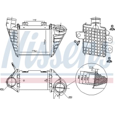 Intercooler NISSENS 96795