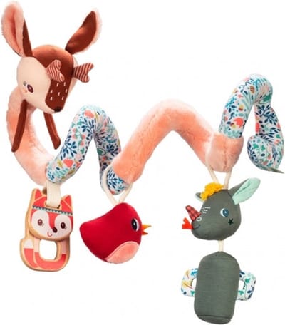 Lilliputiens - Activiteitenspiraal Forest - Deze Spiraal Bevat Verschillende Activiteiten, Bedacht Om De Zintuigen Van Baby's Te Stimuleren - Geschikt Vanaf 3 Maanden
