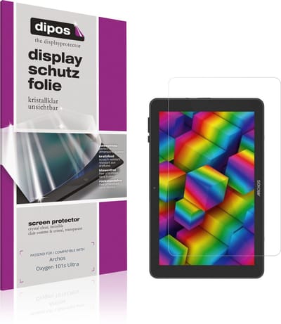 dipos – 2x Beschermfolie geschikt voor Archos Oxygen 101s Ultra | Krasbestendige & heldere Screenprotector Ultra-Thin
