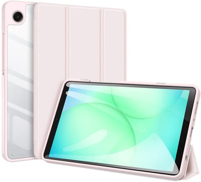 Dux Ducis Tablethoes geschikt voor Samsung Galaxy Tab A11 (8,7") / Tab A9 Hoesje - Toby Tri-Fold Book Case met Wake/Sleep - Roze