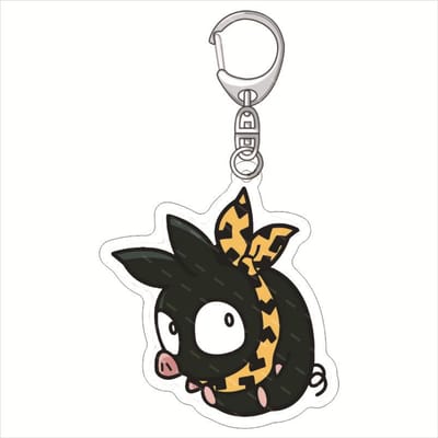 Ranma 1/2 Tendou Akane Anime Acrylique Amis Cadeau Fille Pendentif Bijoux Mignon Créatif Porte-clés Mode Porte-clés Charms de Sac 6 cm gray