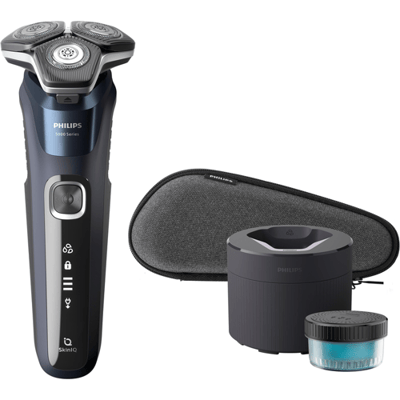 Philips SHAVER Series 5000 S5885/50 scheerapparaat Roterend scheerapparaat Trimmer Blauw