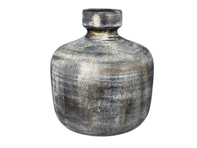Fles Kruik Zwart Miami D19 x H21
