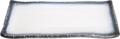Tokyo Design Studio - Tajimi - Rechthoekig Bord - Blauw/Wit - 26 x 13 x 2 cm - Keramiek