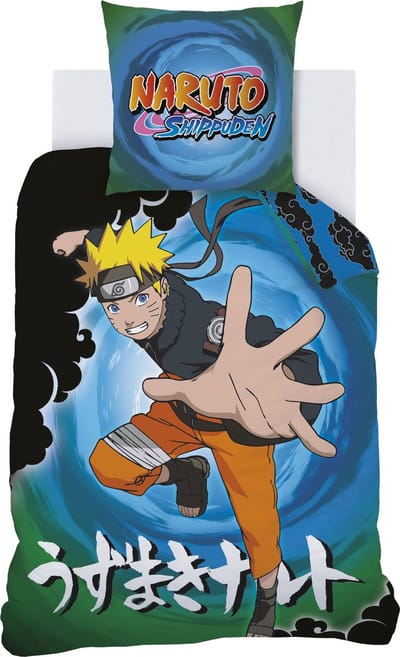 Naruto Dekbedovertrek Black Clouds - Eenpersoons - 140 x 200 cm - Katoen