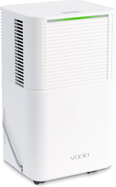 Vonia Luchtontvochtiger - Vochtvreter - 12L per dag - Dehumidifier - Ontvochtiger - Geschikt voor Woonkamer, Slaapkamer, Badkamer - Wit