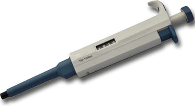 Automatische instelbare pipet 100–1000 µl (0,1–1 ml) – inclusief 5 pipetpunten – 1 stuk