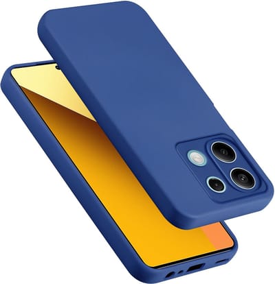 Cadorabo Hoesje geschikt voor Redmi Note 13 5G Global in LIQUID BLAUW - Beschermhoes gemaakt van flexibel TPU silicone Case Cover