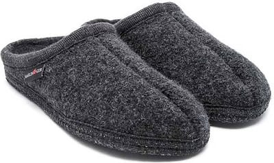 Haflinger Alaska Graphit Pantoffels Uniseks - Maat 39