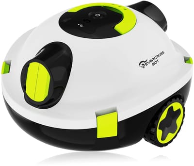 Aafinity Zwembad Stofzuiger - Robot - Zwembadstofzuiger - Krachtige Stofzuiger voor Spa en Zwembad - Zwembad Stofzuiger - Draadloos - Bodemzuiger zwembad - Geschikt voor Intex en Bestway - Zwembadstofzuiger Elektrisch - Wit