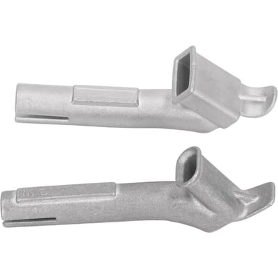 2 stuks Heteluchtpistool Mondstuk 5x14mm 5x10mm Heteluchtpistool Mondstuk Tip Roestvrij Staal Laspistool Mondstuk voor