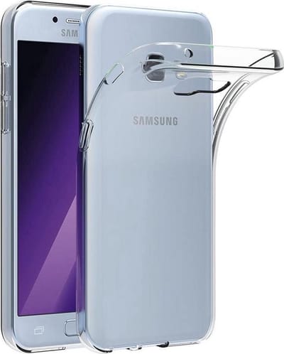 LuxeBass Hoesje geschikt voor Samsung Galaxy A5 2017 - Anti Scratch - Silicone case - Soft cover - Transparant