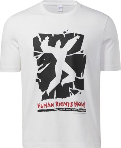 Reebok Human Rights Now T-shirt wit - M
