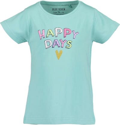 Blue Seven - Meisjes - Blauw t-shirt - maat 92